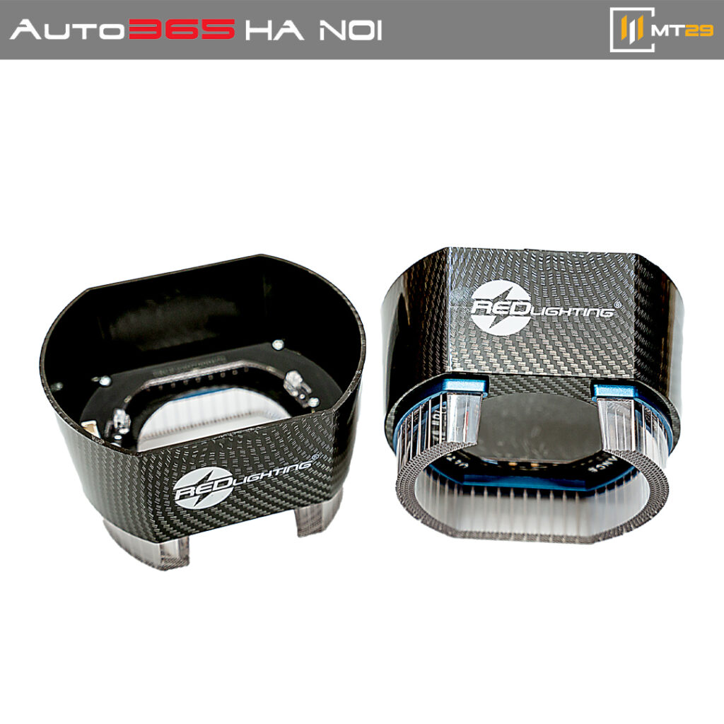 Vòng Mí Led BMW Red Lighting (Phủ Carbon) 7 Vòng Mí Led BMW Red Lighting (Phủ Carbon)
