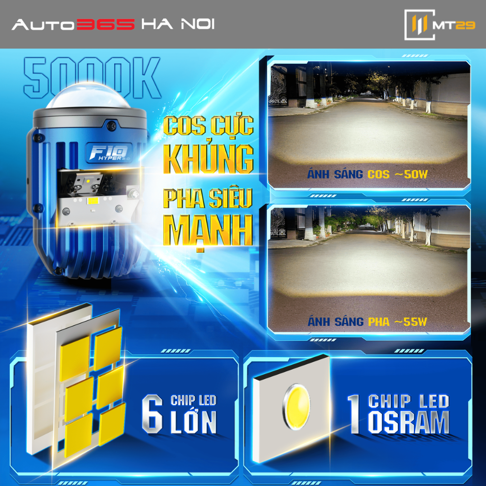 bi gầm xlight f10 hyper 2.0 15