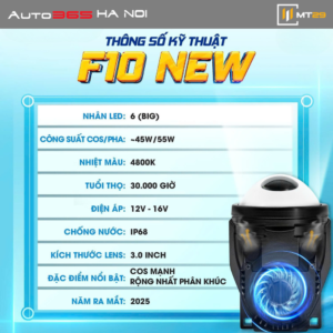 X-LIGHT F10 NEW 2025 5 Cấu hình X-Light F10 New 2025