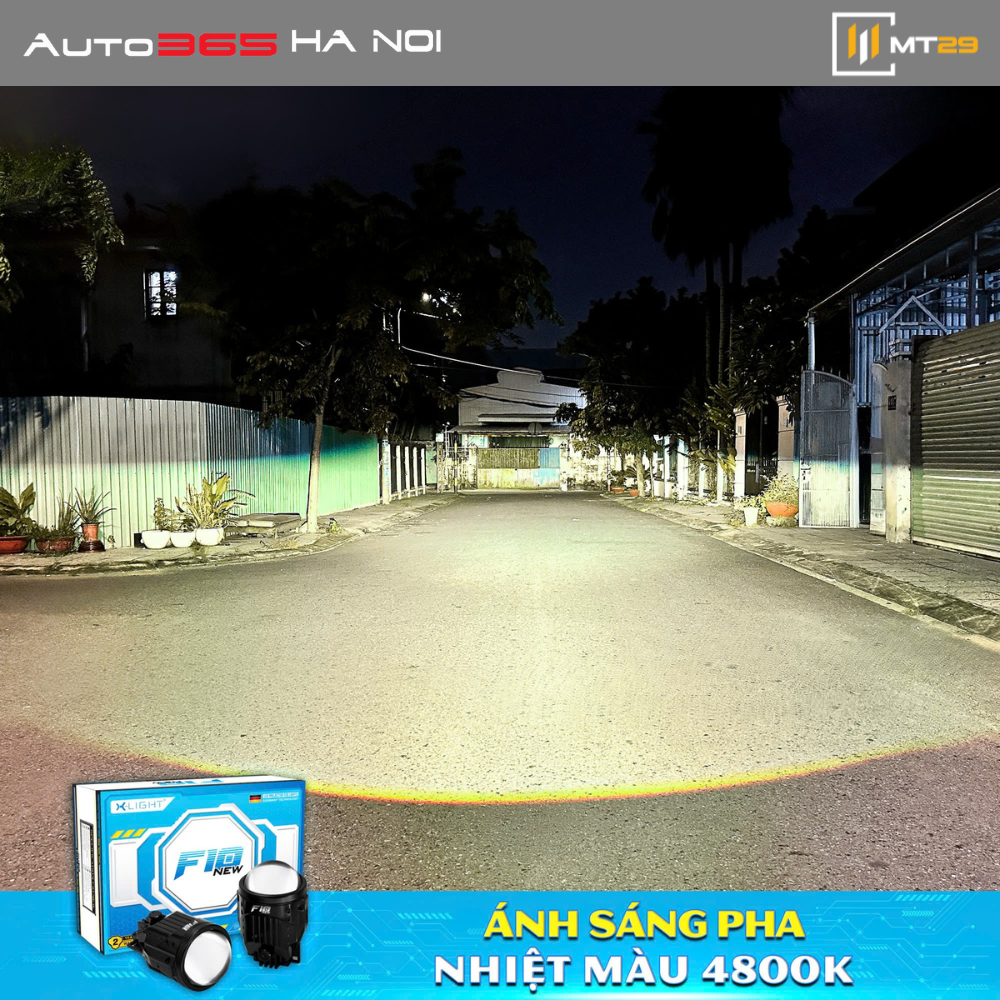 X-LIGHT F10 NEW 2025 11 Ánh sáng Pha của bi gầm X-Light F10 New 2025