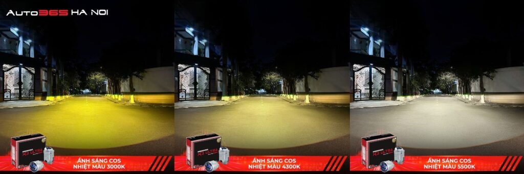 BI GẦM X-LIGHT X3 ULTRA 11 Ánh sáng cos bi gầm X-Light X3 Ultra
